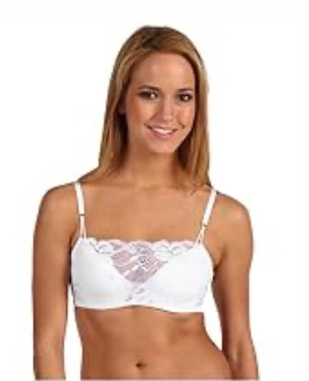 Natori Zen Floral Contour Cami Bra 134020 Underwire Lightly Padded White 34DDD